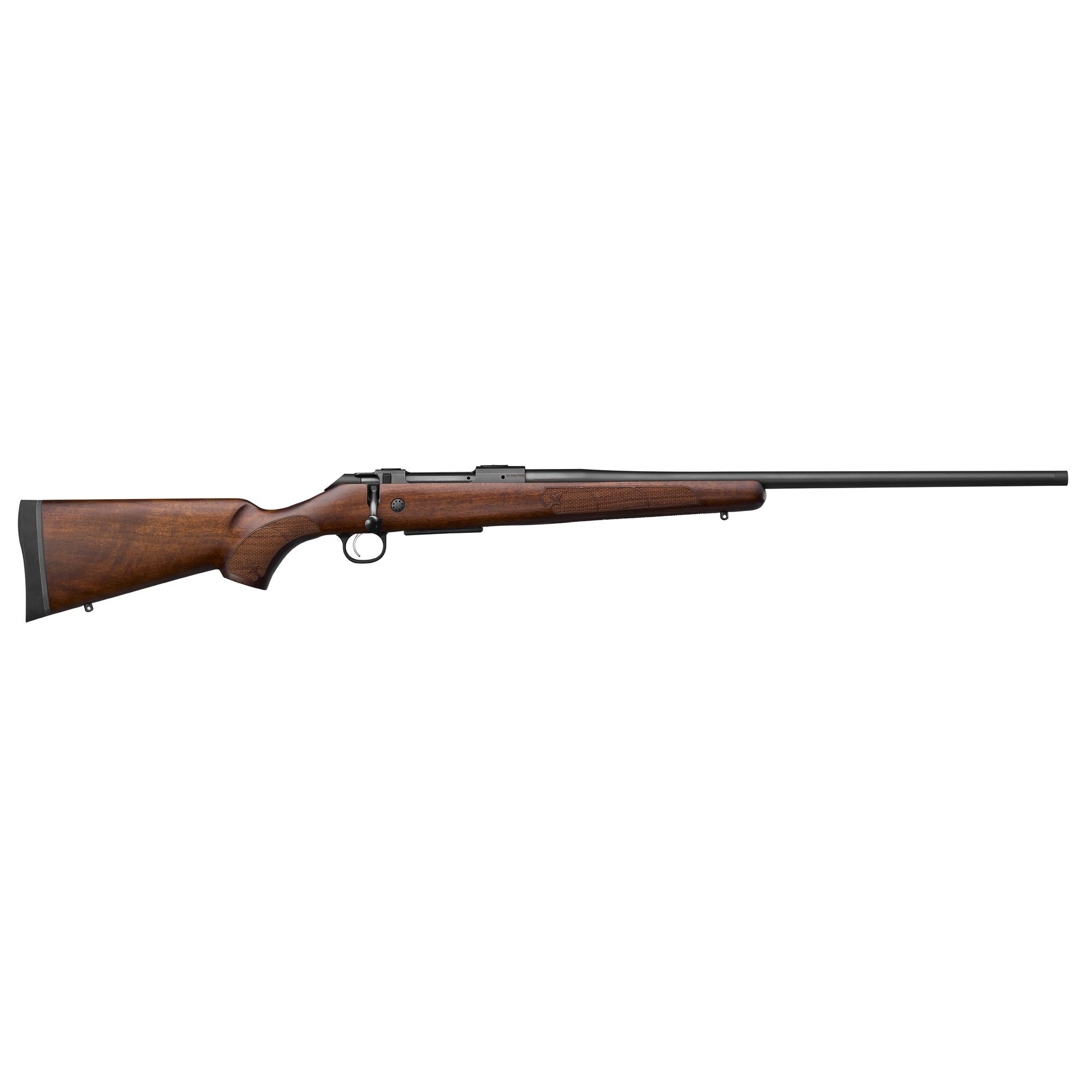 Cz 600 American St2 .308 Winchester 20 inch 5 plus 1 Walnut Brown Threaded