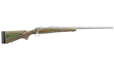 Ruger Hawkeye Predator Full Size 6.5 Creedmoor 24 inch 4+1 Matte Stainless Green Laminate