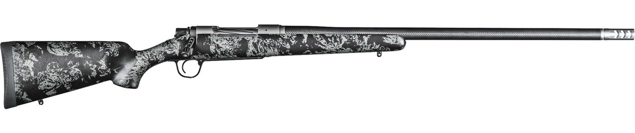 Christensen Arms 8010615900 Ridgeline FFT Full Size 300 PRC 3+1, 22" Stainless Steel Threaded Barrel, Stainless Aluminum Receiver, Black w/Gray Accents Fixed Sporter w/Flash Forged Technology Stock