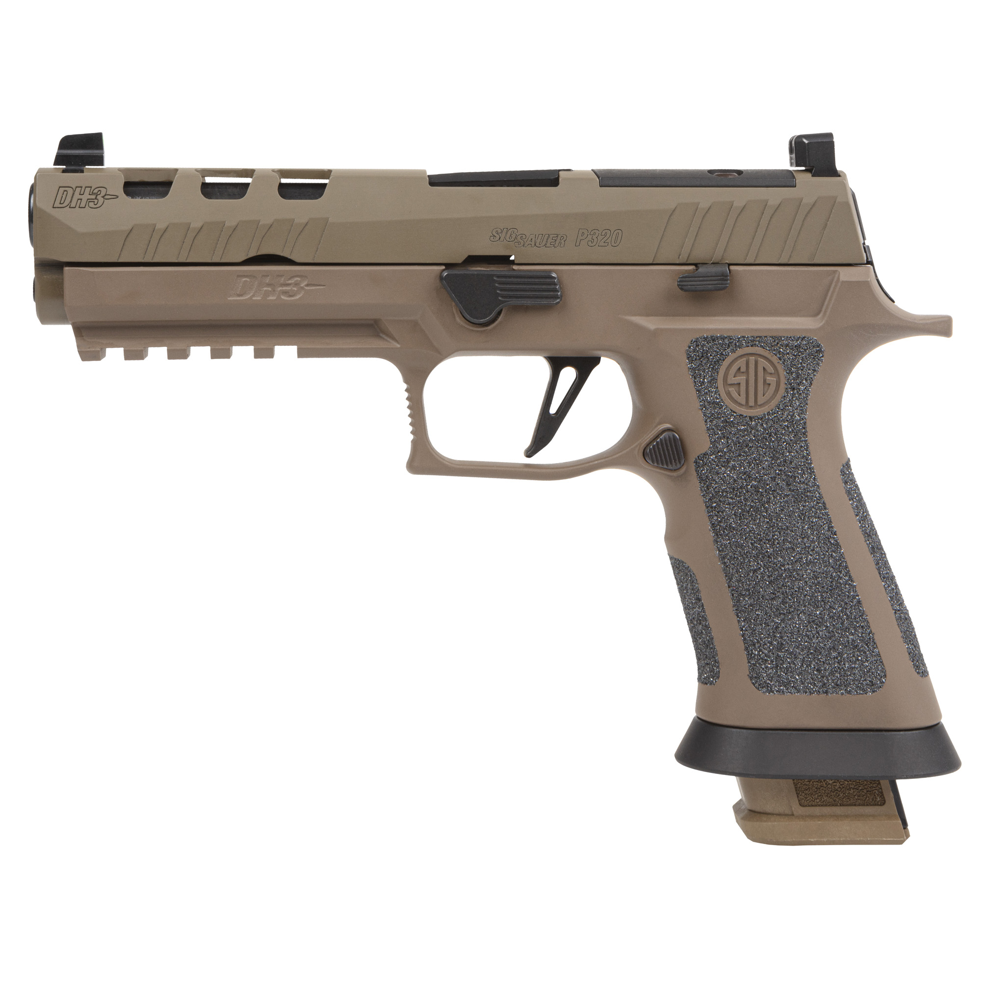 Sig Sauer P320-X-Five DH3 9mm 5in 21 Rounds Coyote Tan Optics Ready