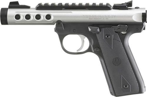 Ruger Mark Iv 22/45 Lite, 22 Long Rifle, 4.40 inch, 10+1, Clear Anodized