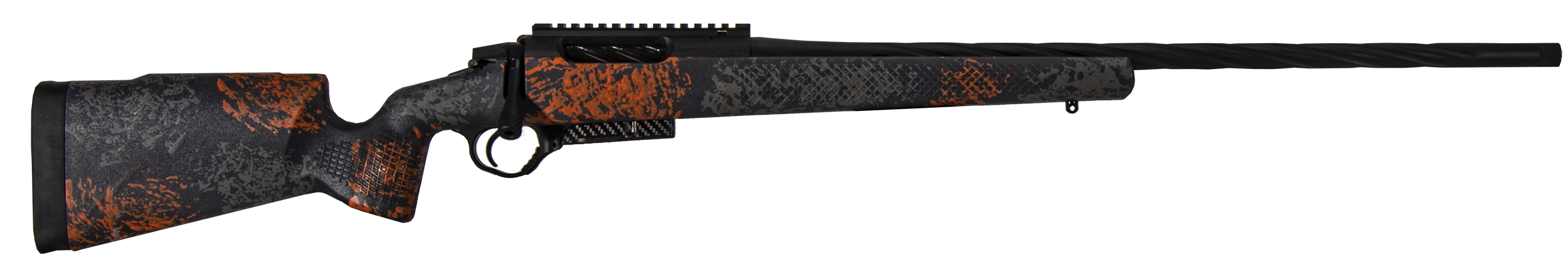 Seekins Precision 0011710117US Havak PH2 Full Size 308 Win 5+1 2" Charcoal Gray Fluted/Threaded Barrel, Black Picatinny Rail Stainless Steel Receiver, Urban Shadow Camo Fixed Synthetic Stock