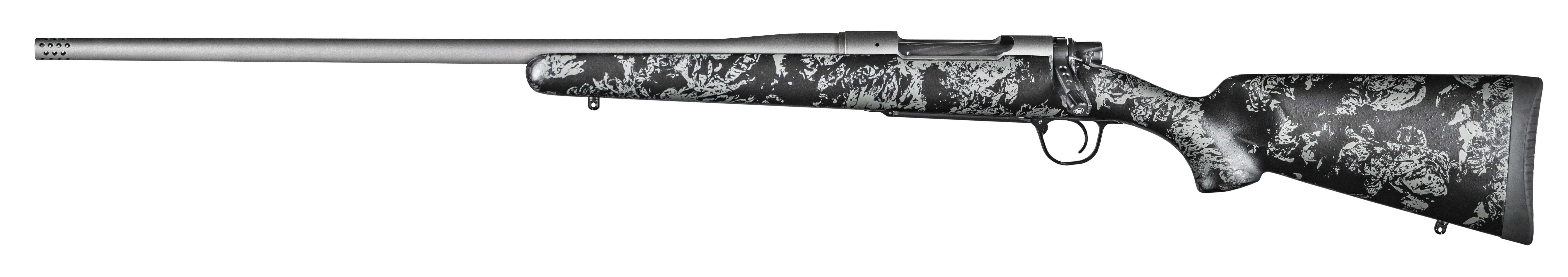 Christensen Arms 8010111900 Mesa FFT 300 Win Mag 3+1 22" Threaded Barrel, Tungsten Gray Cerakote, Black with Gray Webbing Stock,