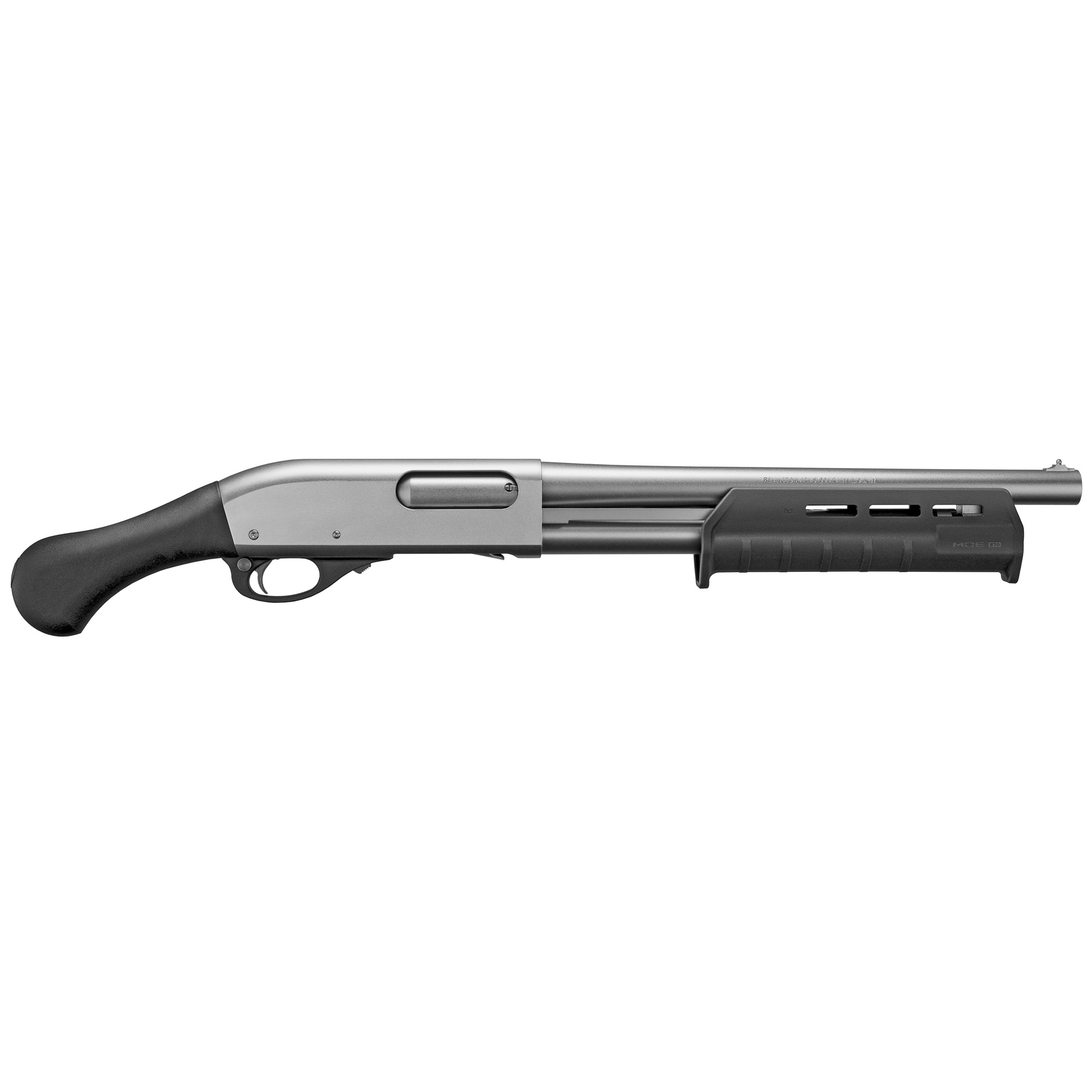 Remington, 870 Tac-14, 12 Gauge, 14 in, 4 rd, Nickel Plating, Magpul Raptor Grip