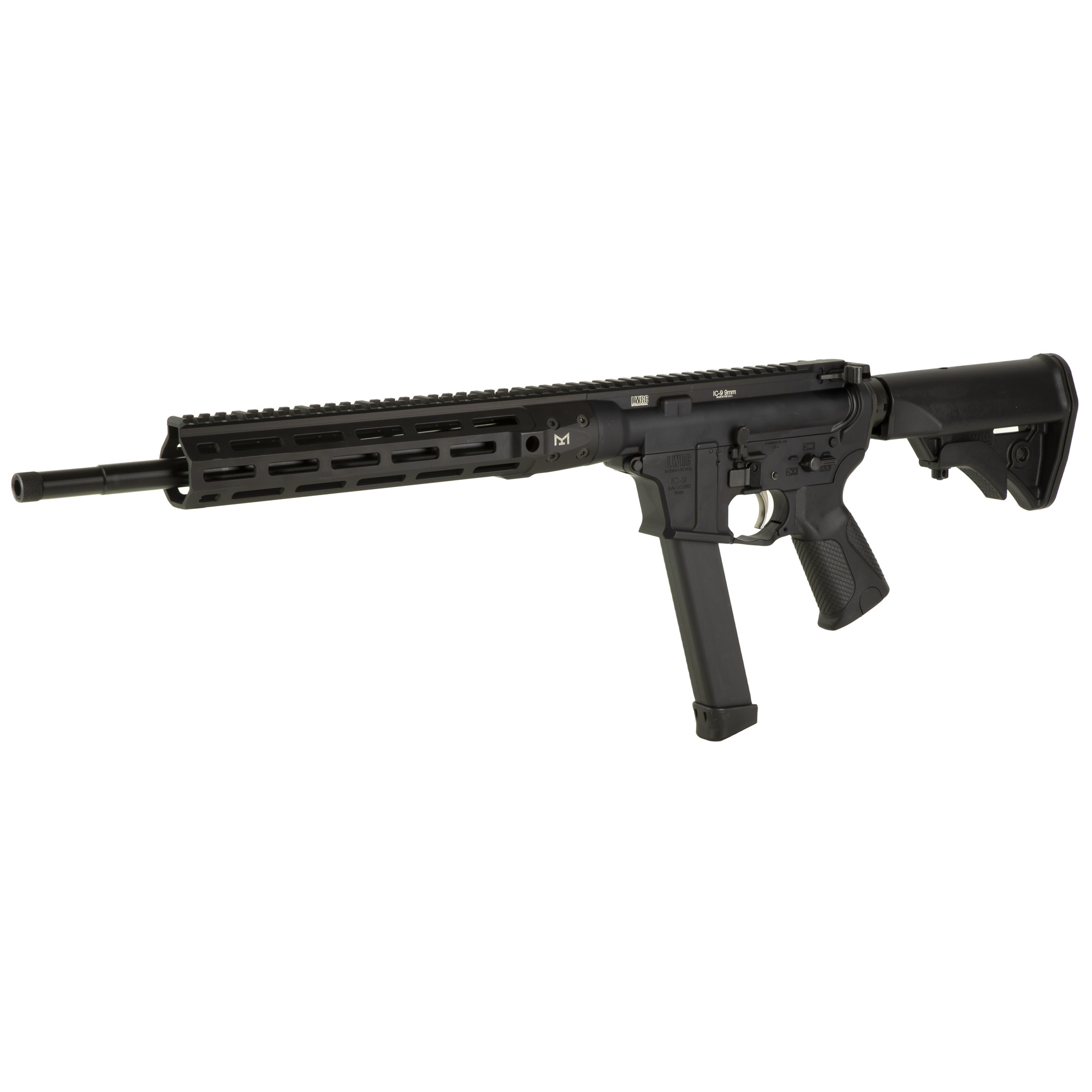 LWRC Icr9b16 IC-9 9mm Luger 16in 33+1 Rounds Black Finish