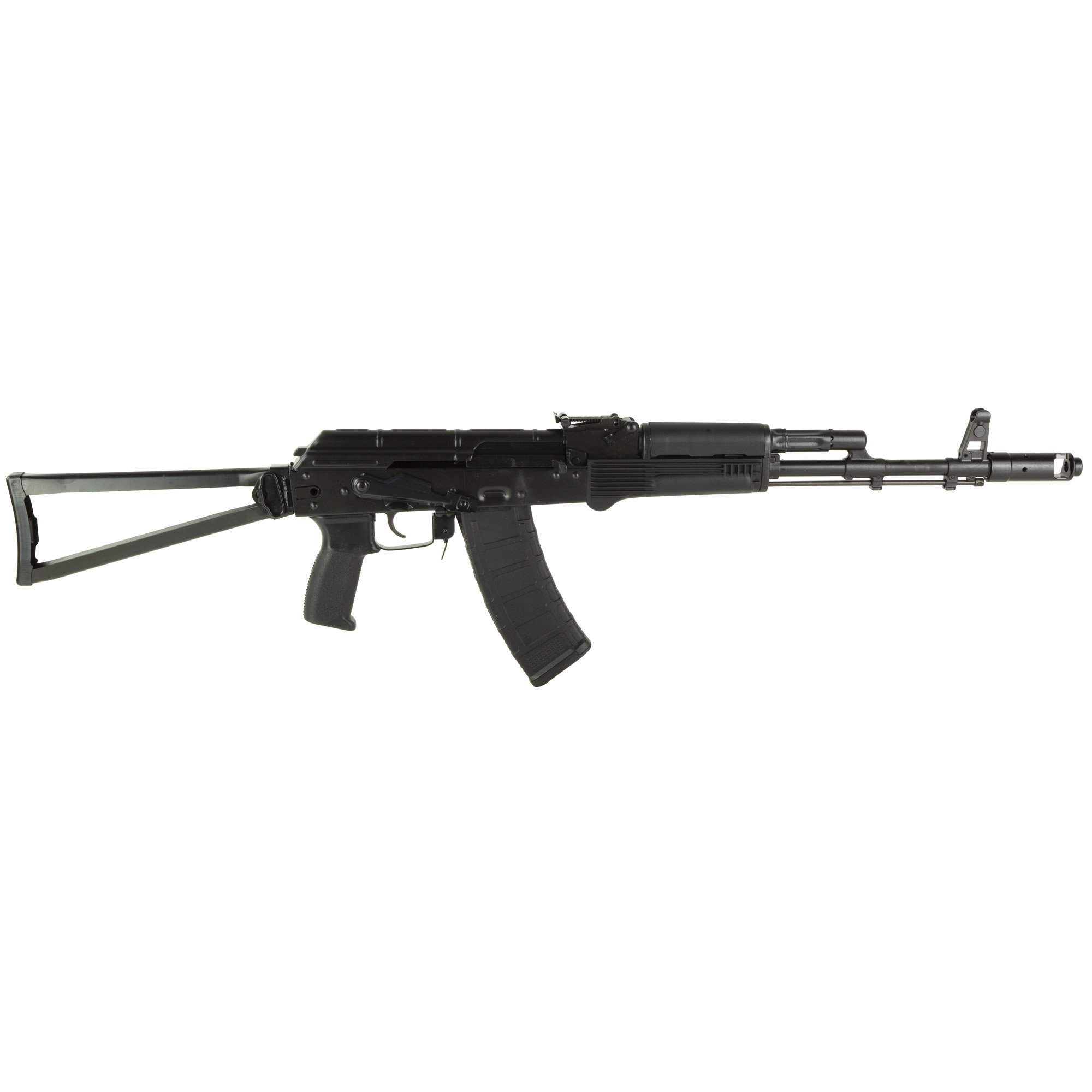 Riley Defense RAK74 AK-74 Rifle - Black | 5.45x39 | 16" Barrel | Polymer Furniture | Folding Stock
