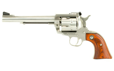 Ruger 0319 Blackhawk .357 Magnum 6.5 inch 6 Round Satin Stainless Hardwood Grip