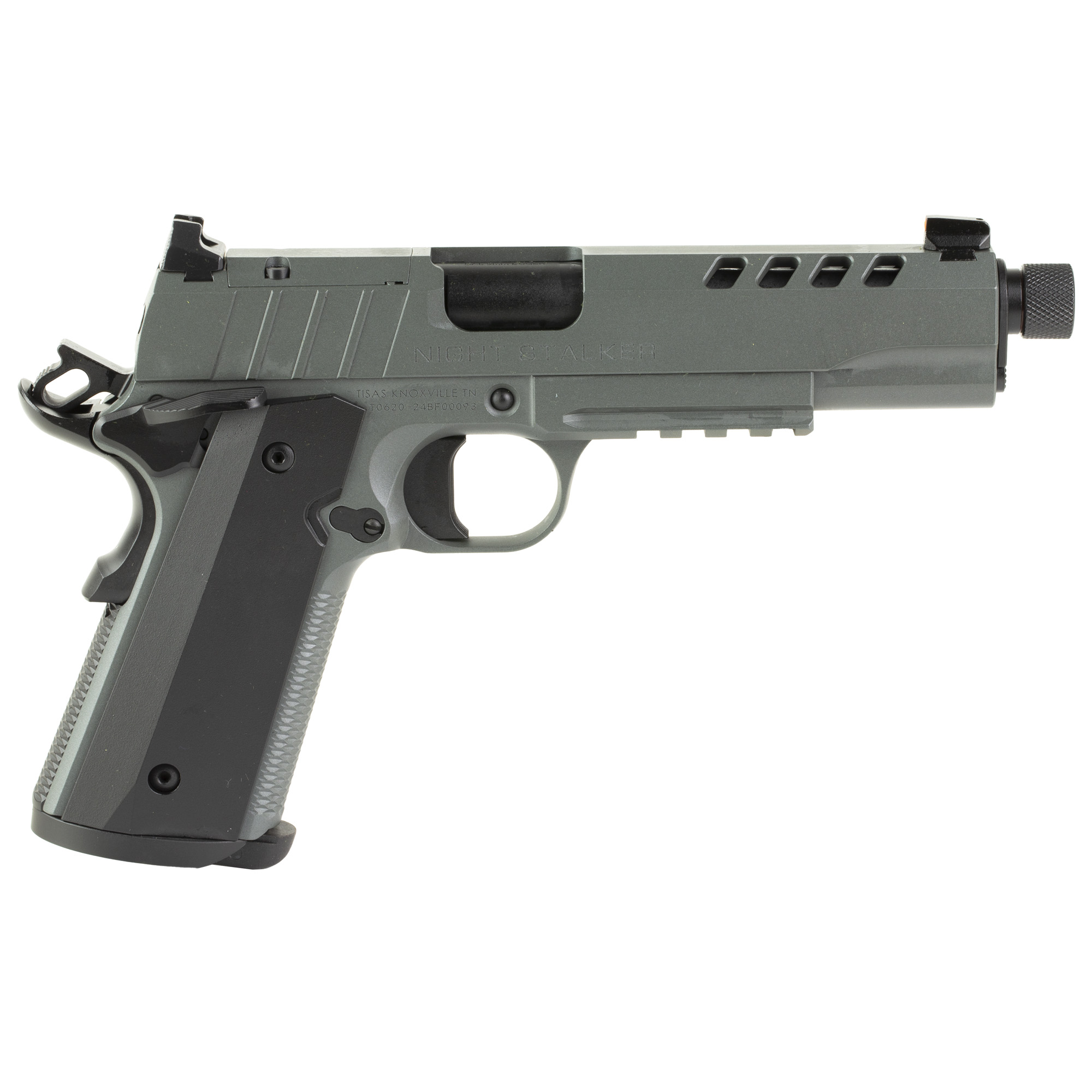 SDS Night Stalker 1911 Pistol 9mm 5 in. Grey Threaded Barrel 8 rd.