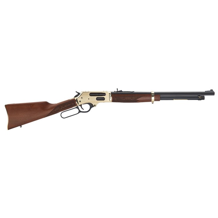 Henry H024410 Side Gate 410 Gauge 19.8 Inch 5 Rounds Polished Brass Walnut