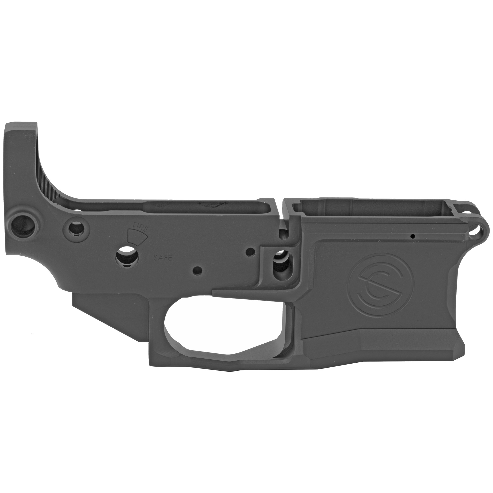SilencerCo SU4766 SCO15 Lower Receiver Black Anodized Finish 7075-T6 Aluminum Material for AR-15
