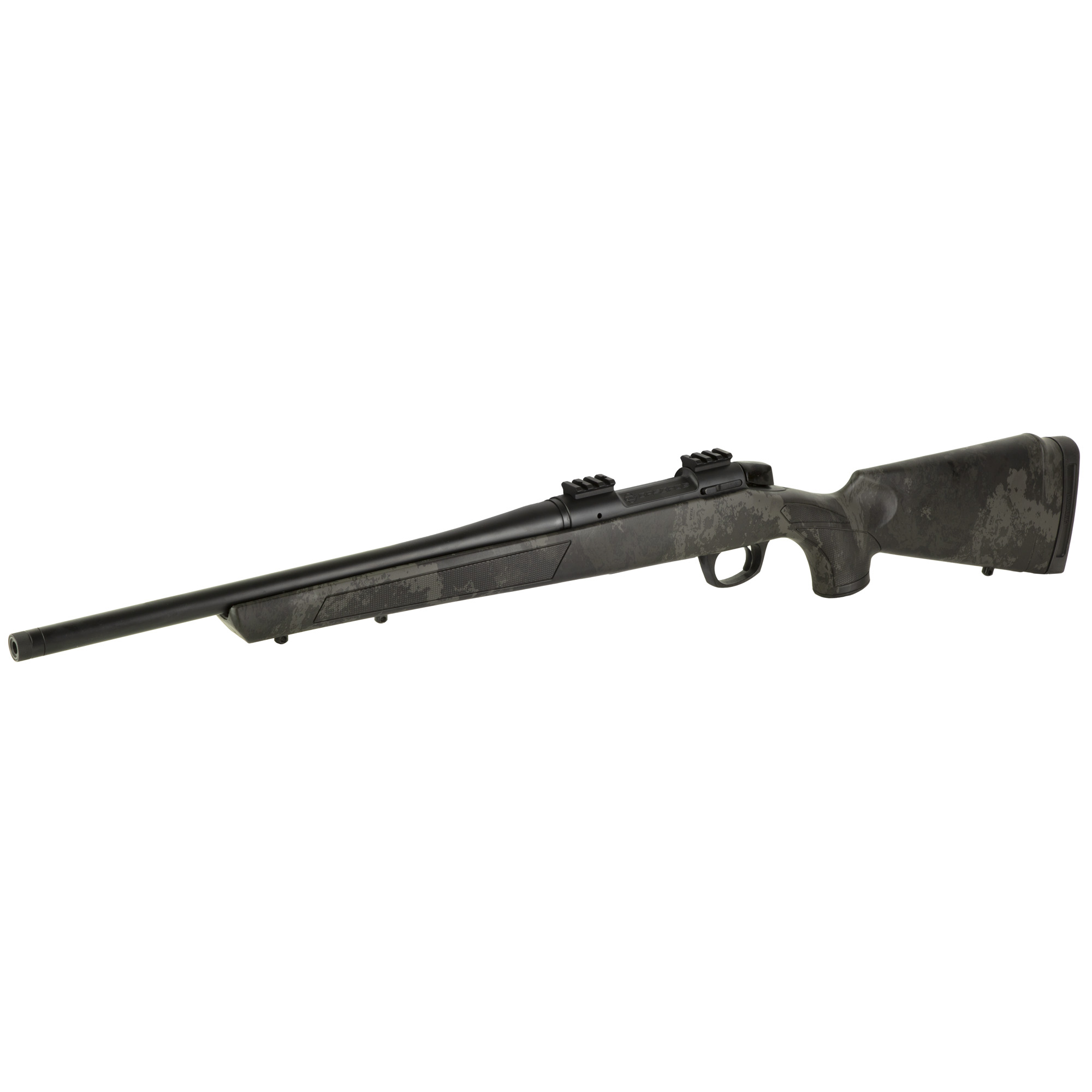 CVA CR3914R Cascade SB Full Size 300 Blackout 4+1 16.50" Graphite Black Cerakote Carbon Steel Barrel, Veil Tac Camo Fixed w/SoftTouch Fiberglass Stock