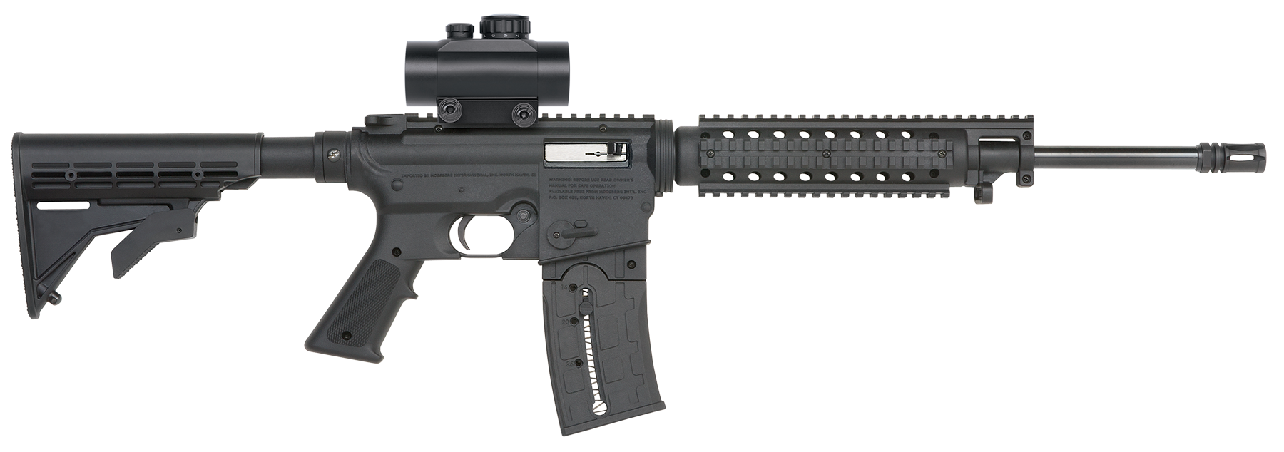 Mossberg 715T Rifle 22 Long Rifle 16.25 Inch 25 Rounds Red Dot Combo