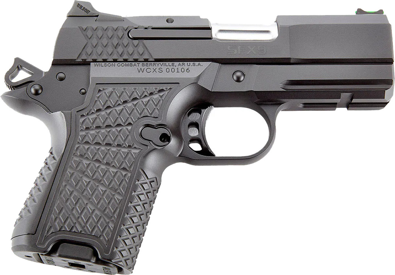 Wilson Combat SFX9 9mm Luger 3.25" 10+1 15+1 DLC Finish Sub-Compact