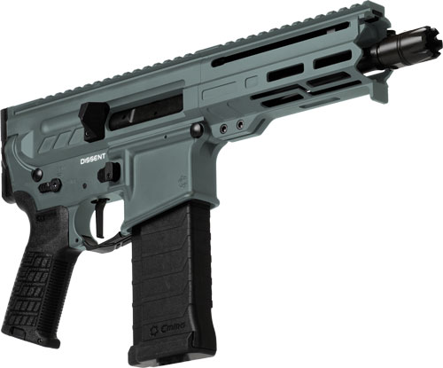 CMMG Dissent 5.7x28mm 6.5in 32rd Charcoal Green Cerakote