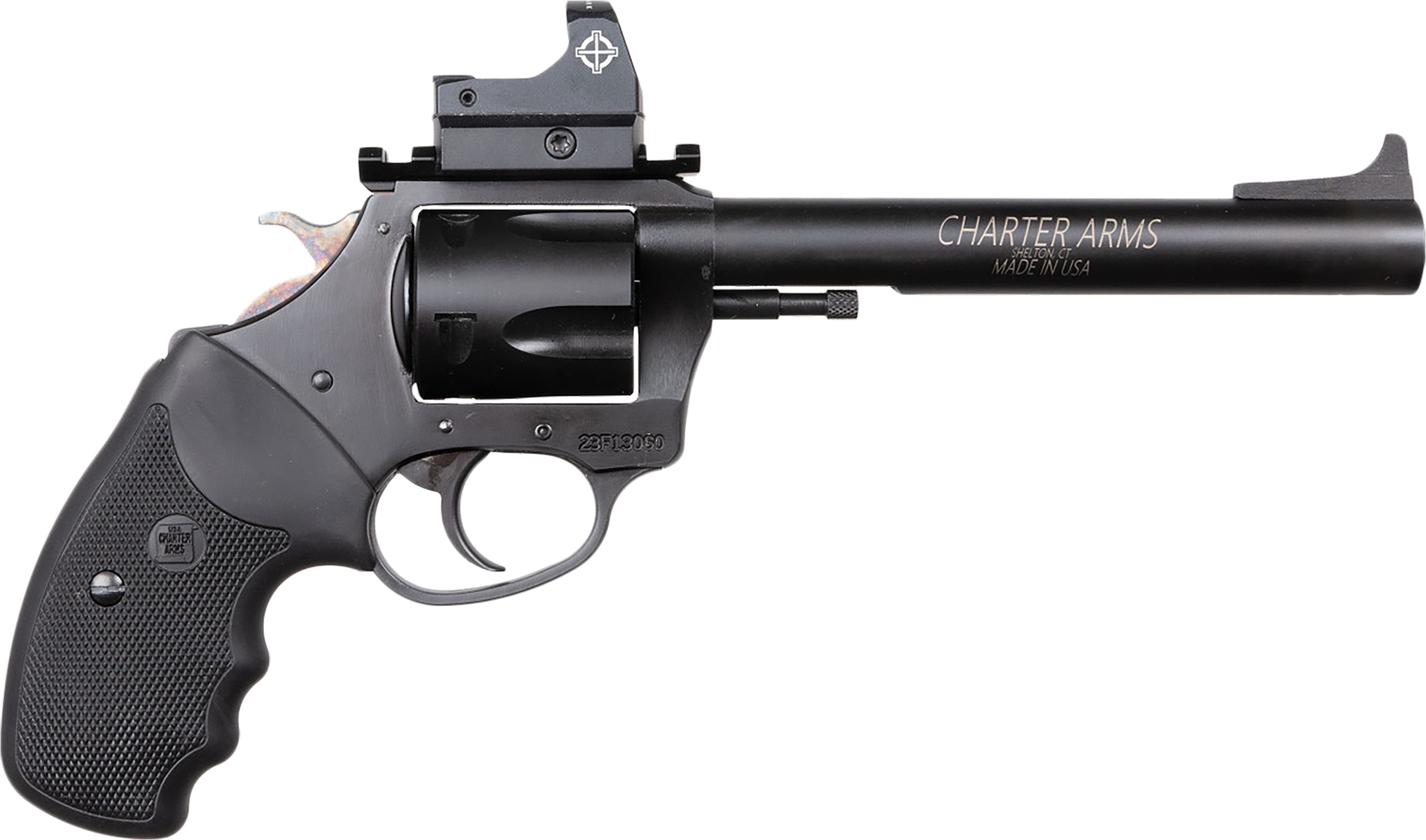 Charter Arms 69965 Mastiff Target Large Frame 9mm Luger 5 Shot, 6