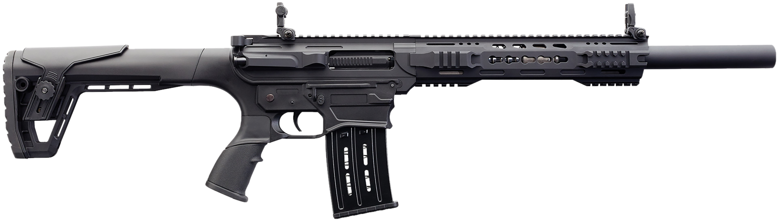 Charles Daly AR 12T Full Size, 12GA, 18.5in. Barrel, 5rd, Adj. Comb - Black (930191)