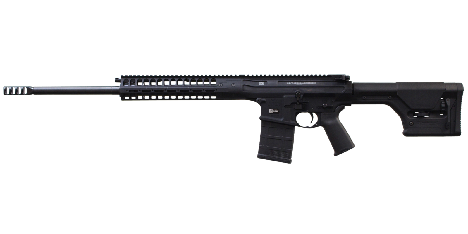 LWRC Repr MkII 6.5 Creedmoor 22in 20rd Nitride Spiral Fluted Barrel Gray Finish