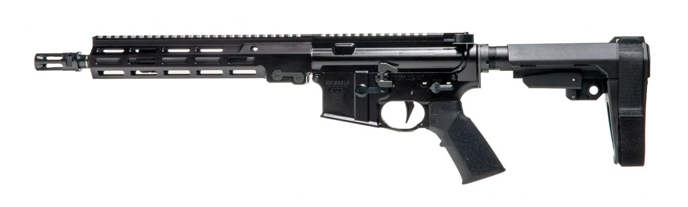 Geissele Super Duty AR Pistol 5.56 NATO 11.5 Inch SBA3 Luna Finish