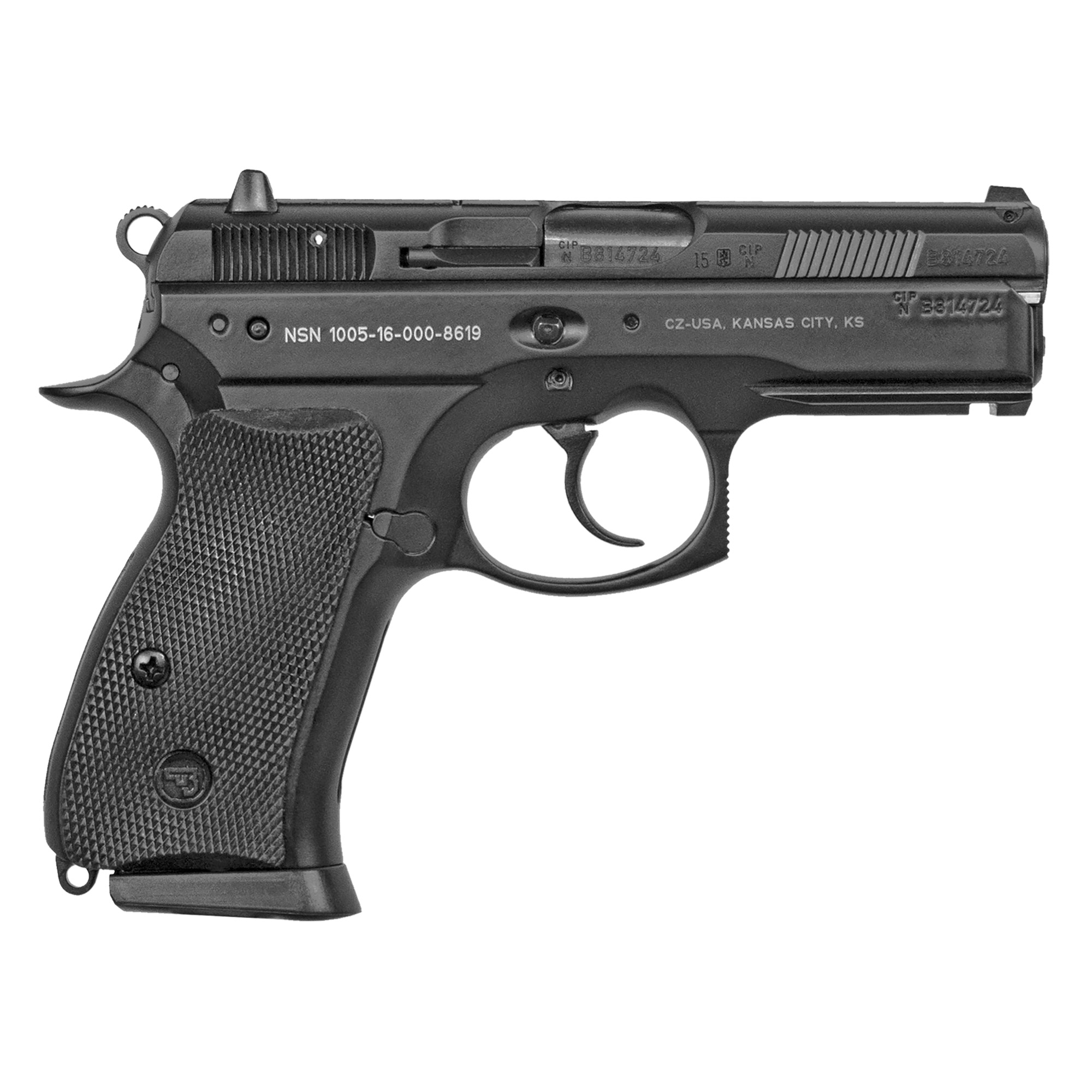 Cz P-01 Compact 9mm Luger 3.75in 10+1 Blued Barrel Blued Slide Polycoat Frame