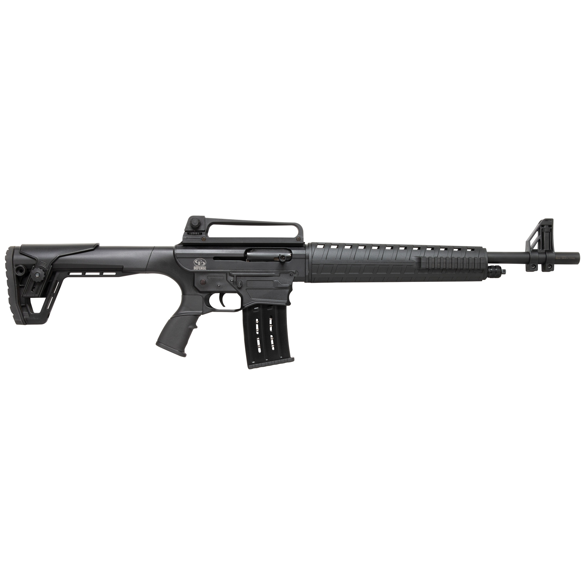 Charles Daly AR-12S 12GA, 18.5in. Barrel, 5rd, Carry Handle. Adj comb - Black (930190)