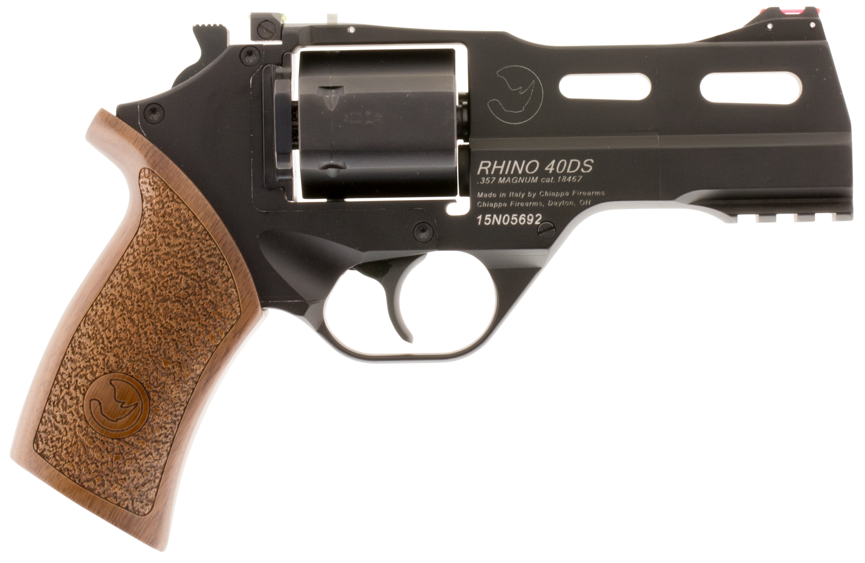 Chiappa Firearms Rhino 40SAR 357 Magnum 4 Inch 6 Rounds Anodized Steel Walnut Grip