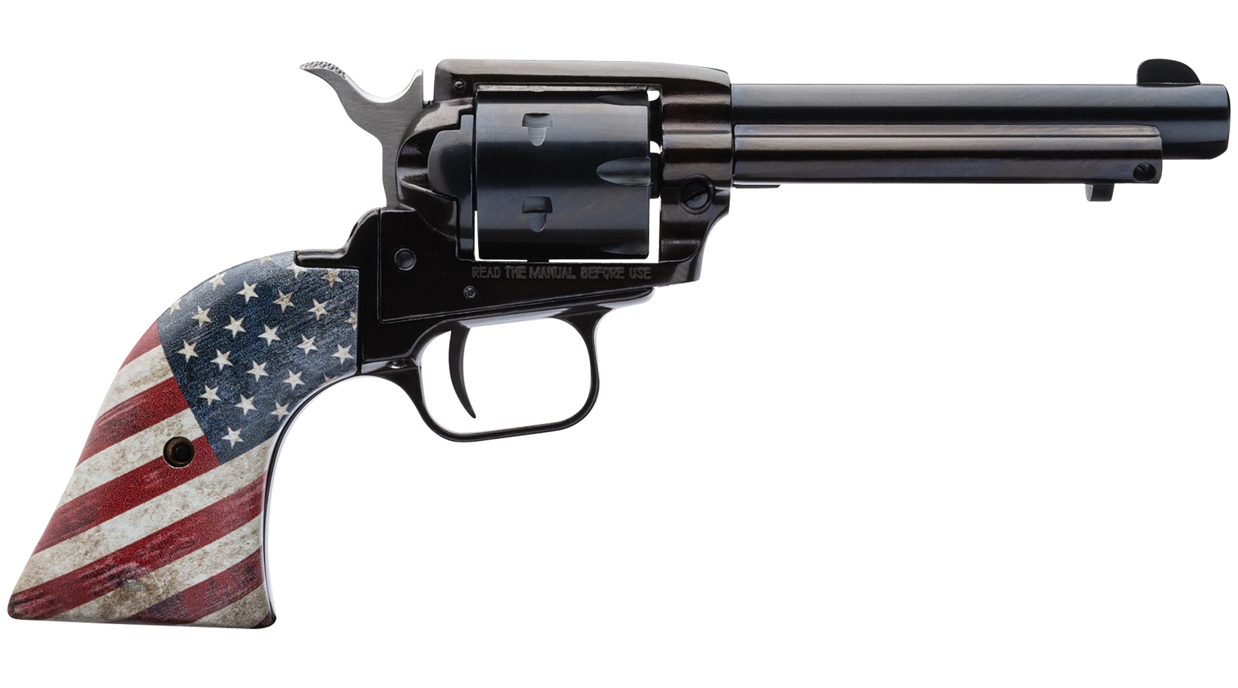 Heritage Rough Rider 22 Long Rifle 4.75 inch 6 Shot Oxide Us Flag Grip