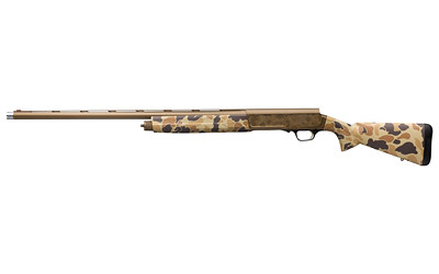 Browning A5 Wicked Wing 12 Gauge 28 Inch 4 Round Burnt Bronze Cerakote Tan Camo