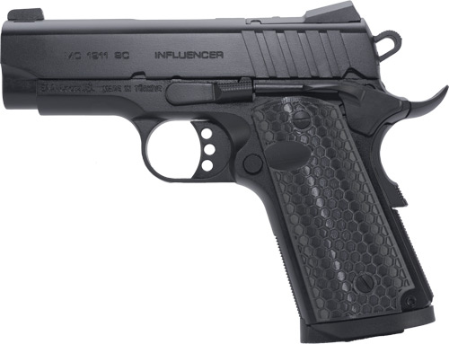 EAA Influencer Officer 1911 Pistol 9mm 3.4 in. Black 9 rd.