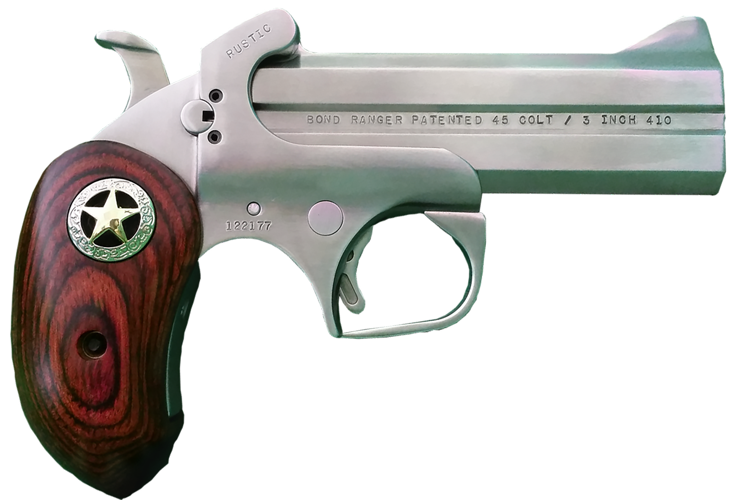 Bond Arms Rustic Ranger 45 Colt (Long Colt), 4.25in. Barrel, 2rd - Stainless (BARR)