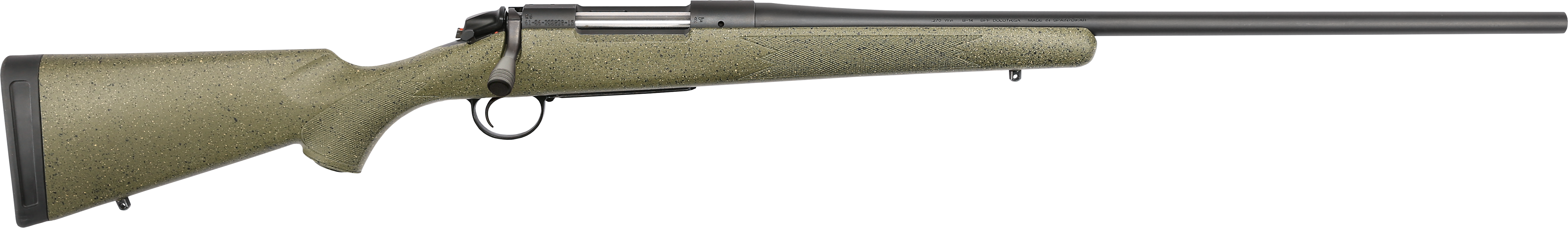Bergara B-14 Hunter 7mm-08 Remington 22in 4rd Green Speckled SoftTouch