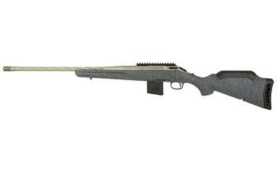Ruger American Gen 2 22 ARC 20in 10+1 Cobalt Cerakote Gray Splatter Stock