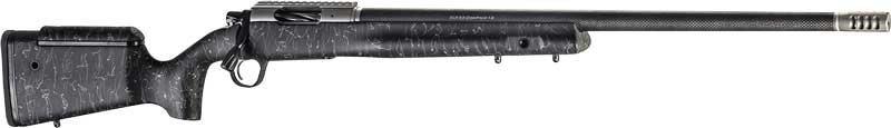 Christensen Arms CA10266375361 ELR  7mm Rem Mag 3+1 26" Target Profile Carbon Fiber Barrel, Black Nitride Finish, Black with Gray Webbing Stock