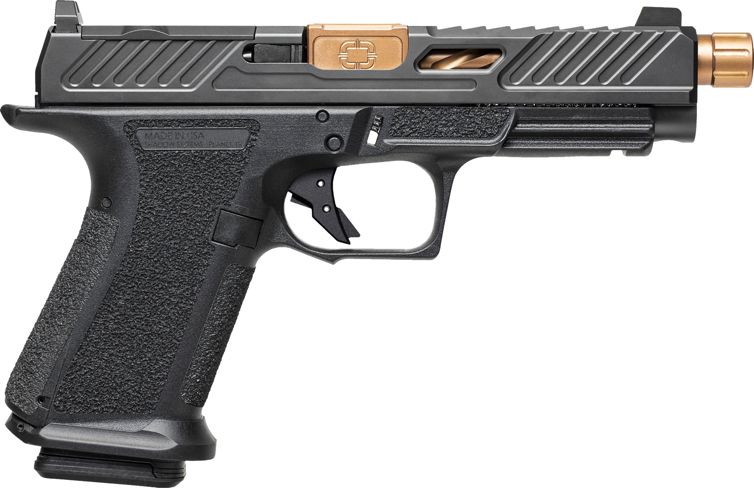 Shadow Systems MR920L Elite 9mm 5" 15rd Spiral Fluted Bronze Match Barrel Optic Cut