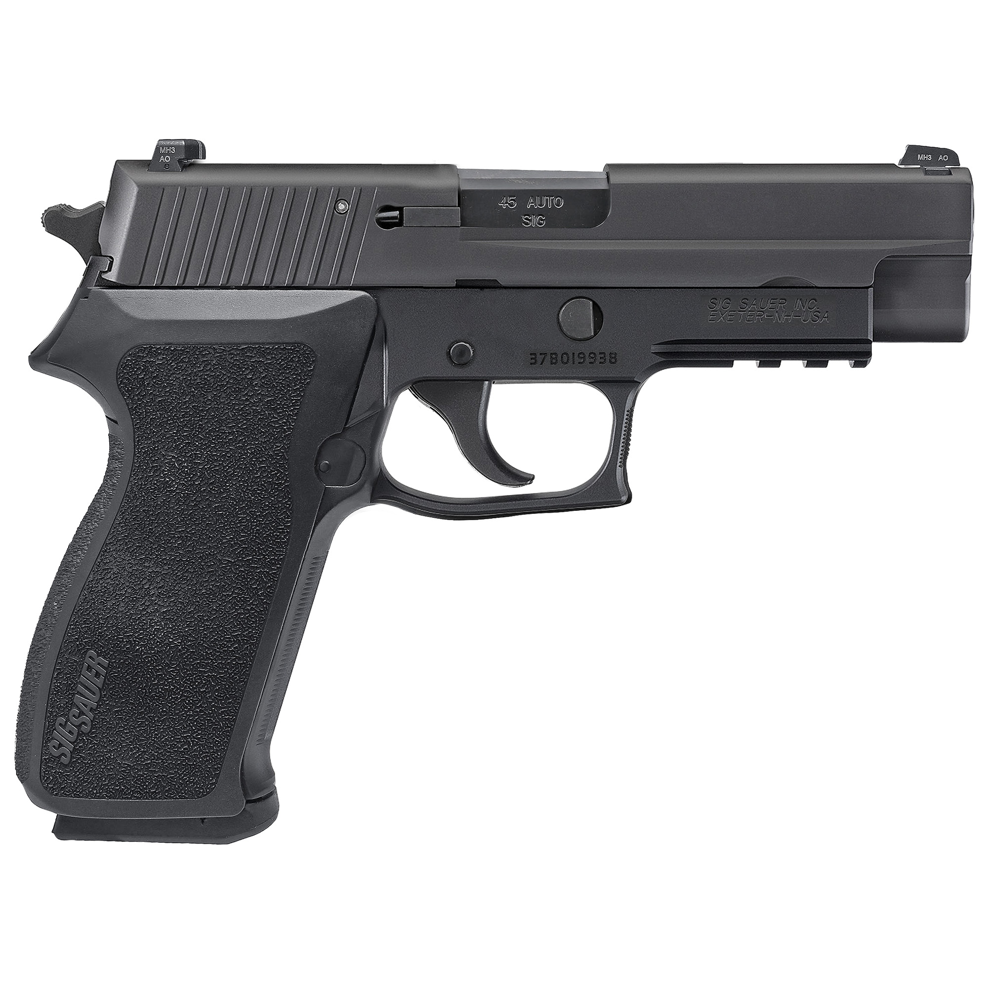 Sig Sauer, P220 Full Size, California Compliant, 45 ACP, 4.4 inch, 8+1, Nitron Slide Hardcoat Anodized Frame E2 Grip