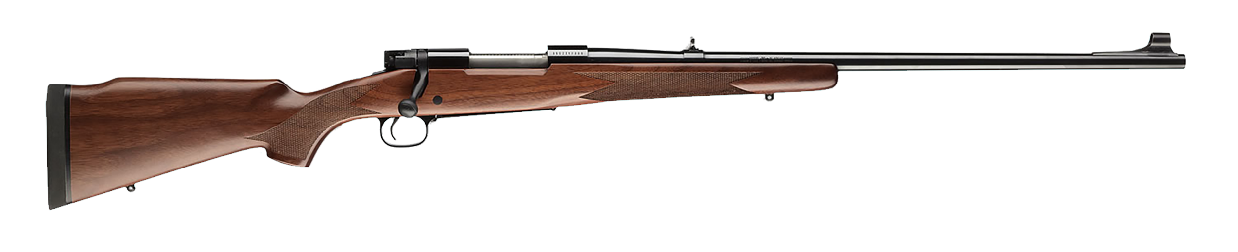 Winchester Model 70 Alaskan 338 Win Mag 25" 3+1 Brushed Polish Blued Satin Walnut
