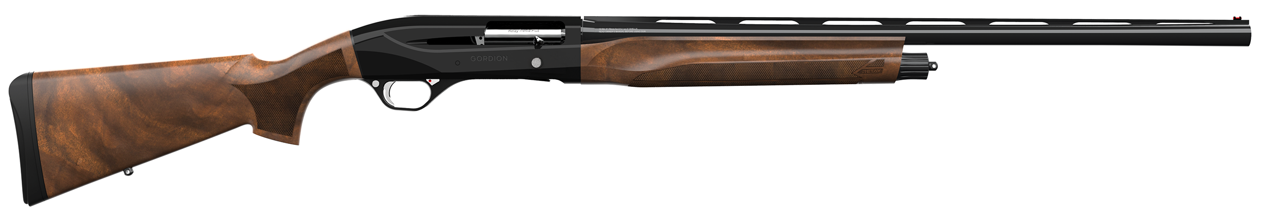 Retay Gordion Upland 12 Gauge 28" 4 Rounds Polished Jet Black Metal Finish