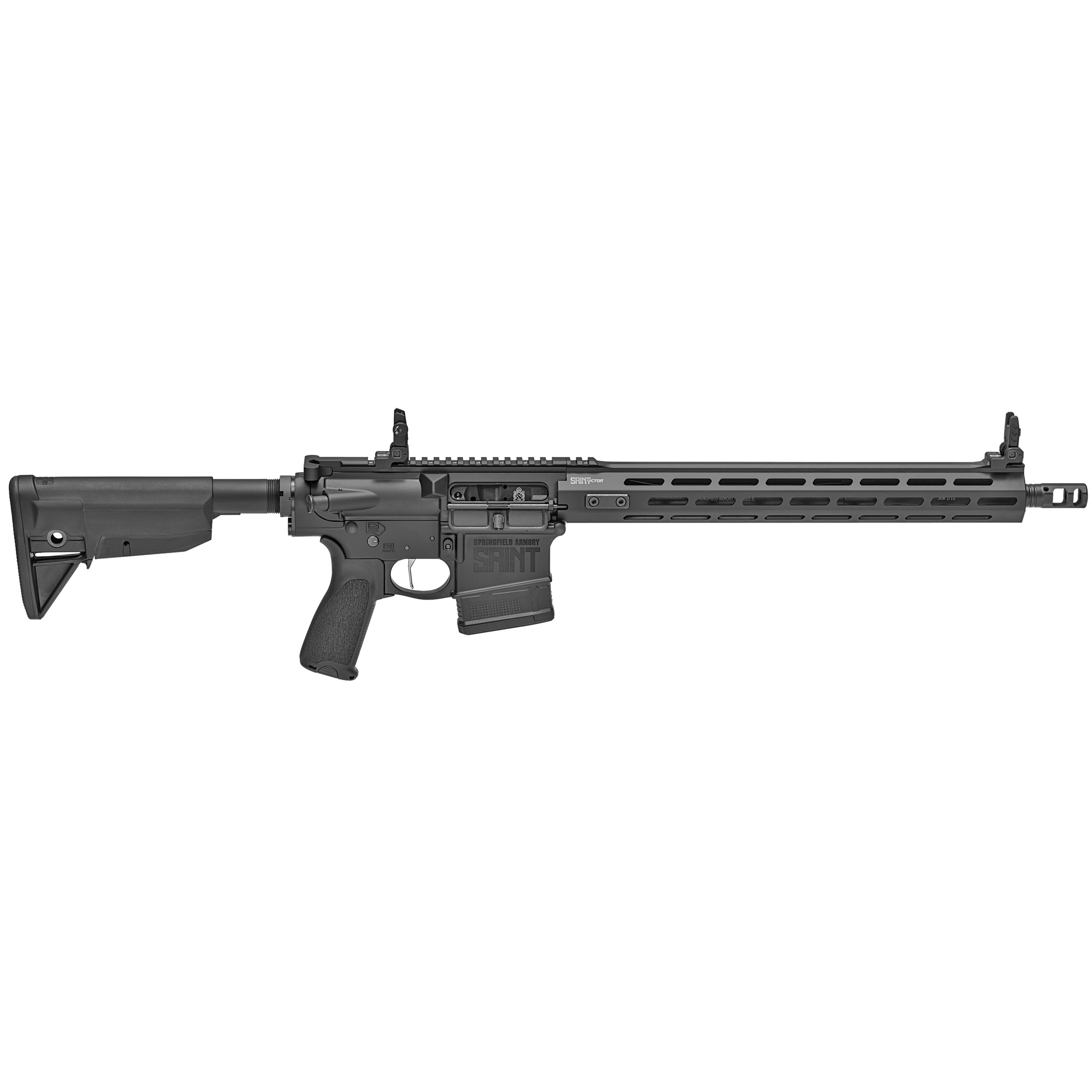 Springfield Armory STV916308BLC Saint Victor 308 Win,7.62x51mm NATO 16" 10+1 Black Hard Coat Anodized Bravo Company 6-Position Stock