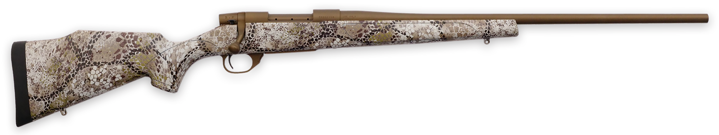 Weatherby Vanguard Badlands Rifle 223 Remington 24 Inch 5+1 Burnt Bronze Cerakote