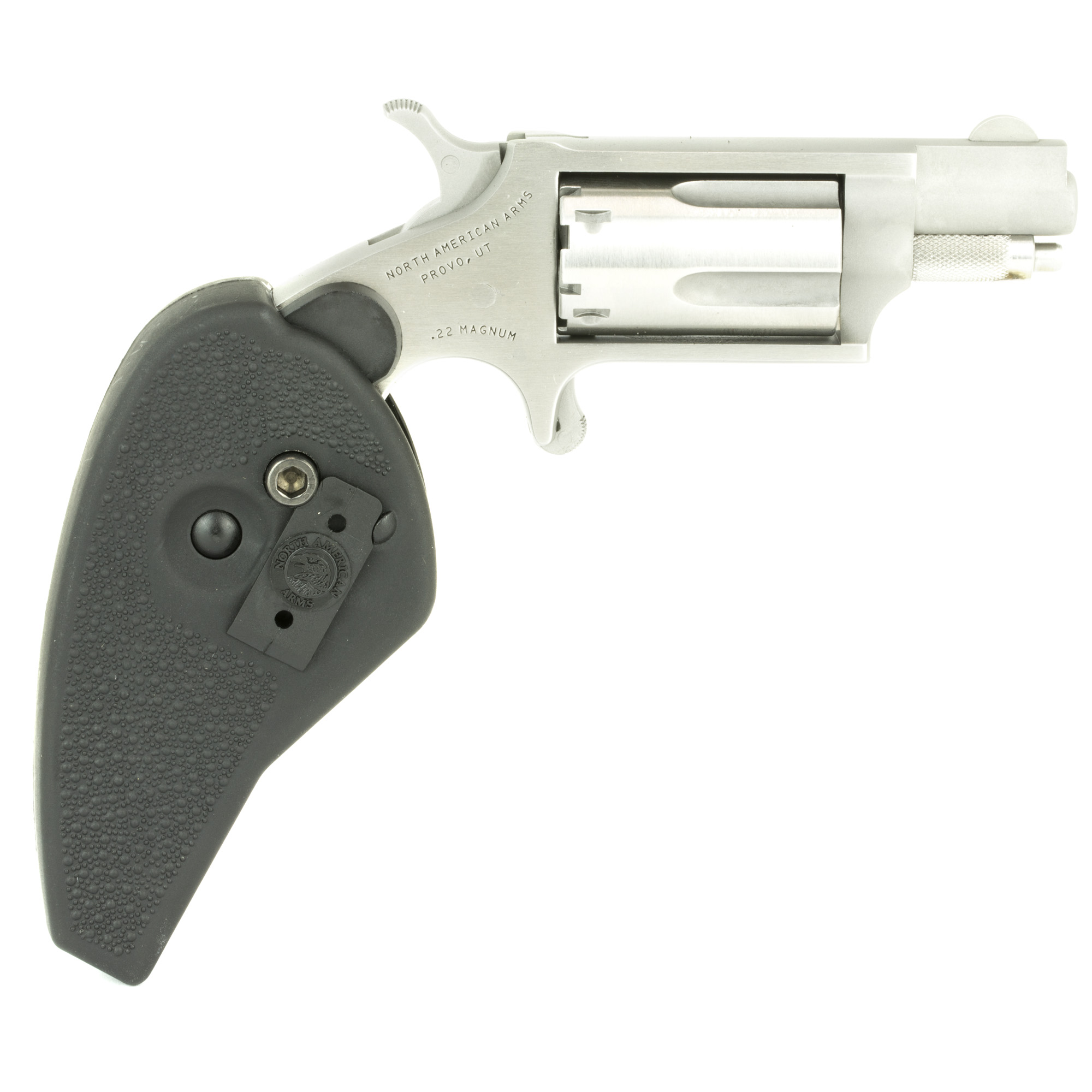 NAA 22MSCHG Mini-Revolver Combo 22 LR/.22 WMR Stainless/Black Holster 1.13 in 5rd