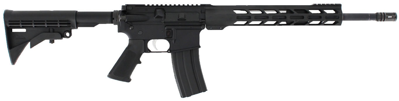 Anderson Manufacturing AM-15 Utility 5.56x45 NATO, 16in. Barrel, 30rd, Forged Receivers, 12" MLOK Handguard, A2 Grip & M4 Stock - Black (NPN: B2K869A020)