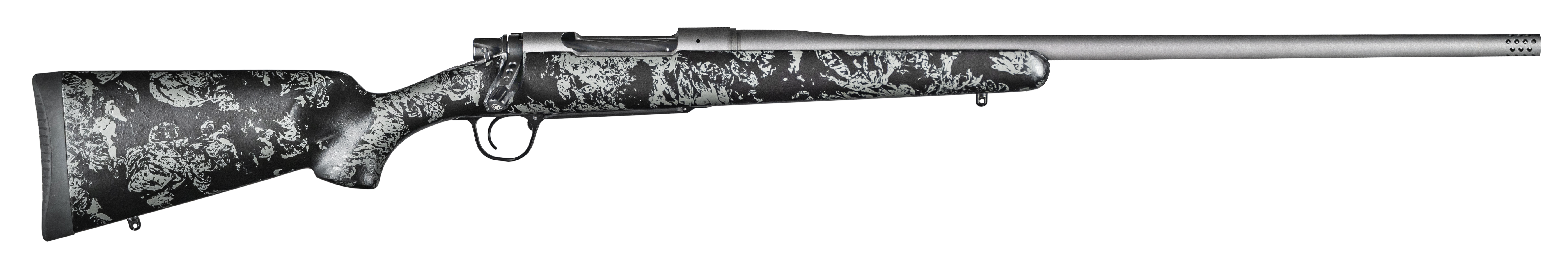 Christensen Arms 8010108000 Mesa FFT 28 Nosler 3+1 22" Threaded Barrel, Tungsten Gray Cerakote, Black with Gray Webbing Stock