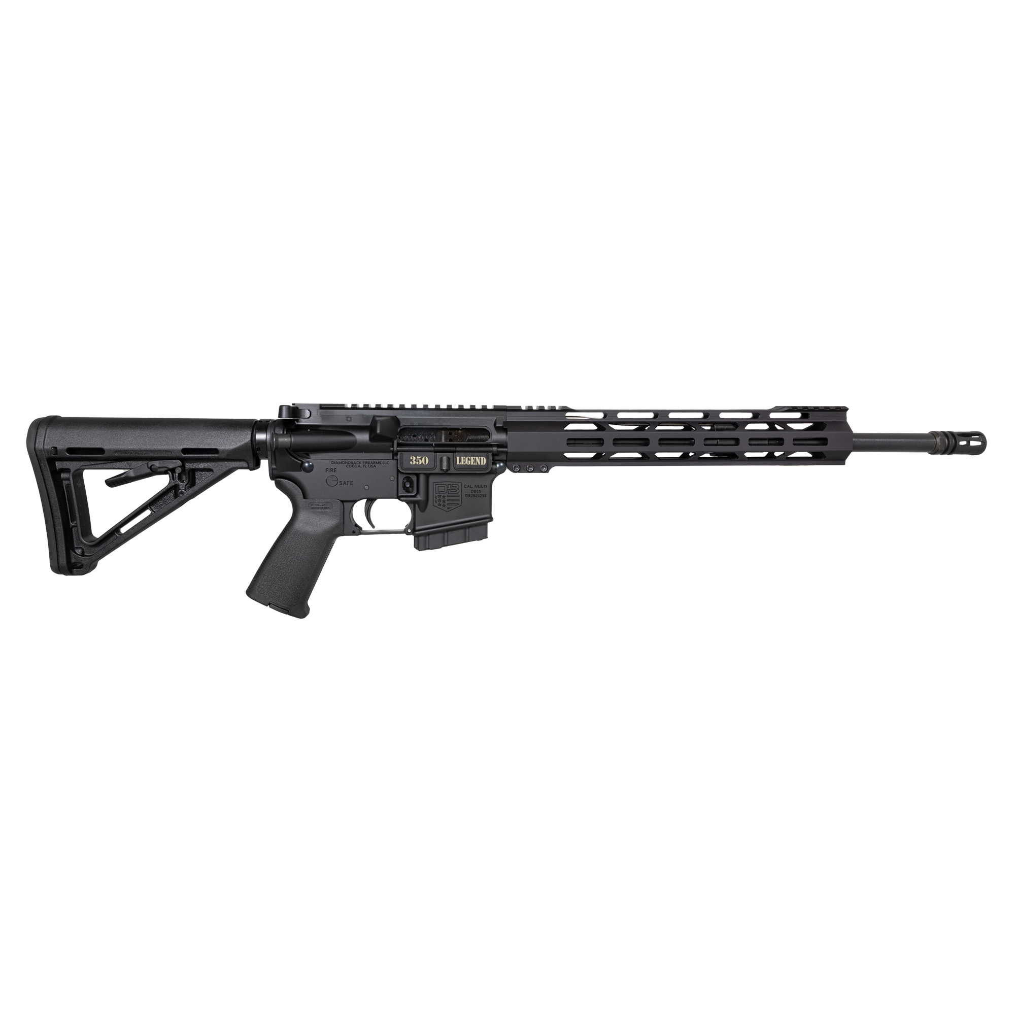 Diamondback DB15 Carbon 350 Legend 16 in 30 Rounds Anodized Finish M-LOK