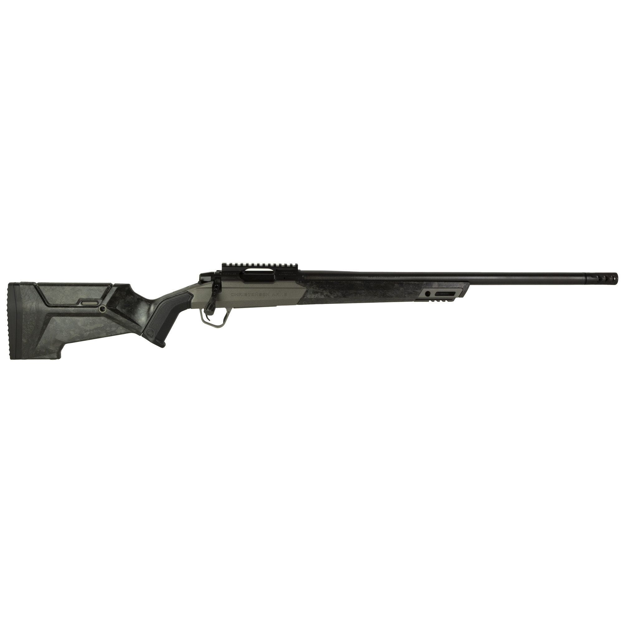 Christensen Arms 8011300800 Modern Hunting  6.5 Creedmoor 5+1 22" Carbon Fiber, Tungsten Gray Rec, Carbon Fiber Hunter Stock & Handguard, Muzzle Brake
