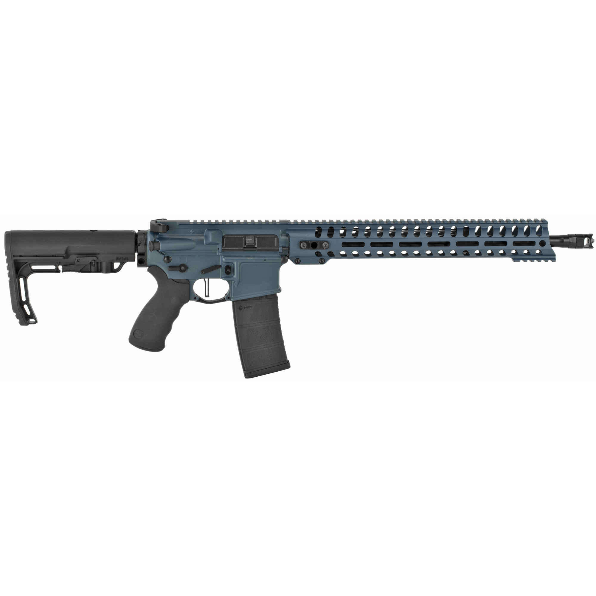 Patriot Ordnance Factory Wonder 5.56x45mm NATO 16.5in 30rd Blue Titanium Cerakote MFT Minimalist Stock
