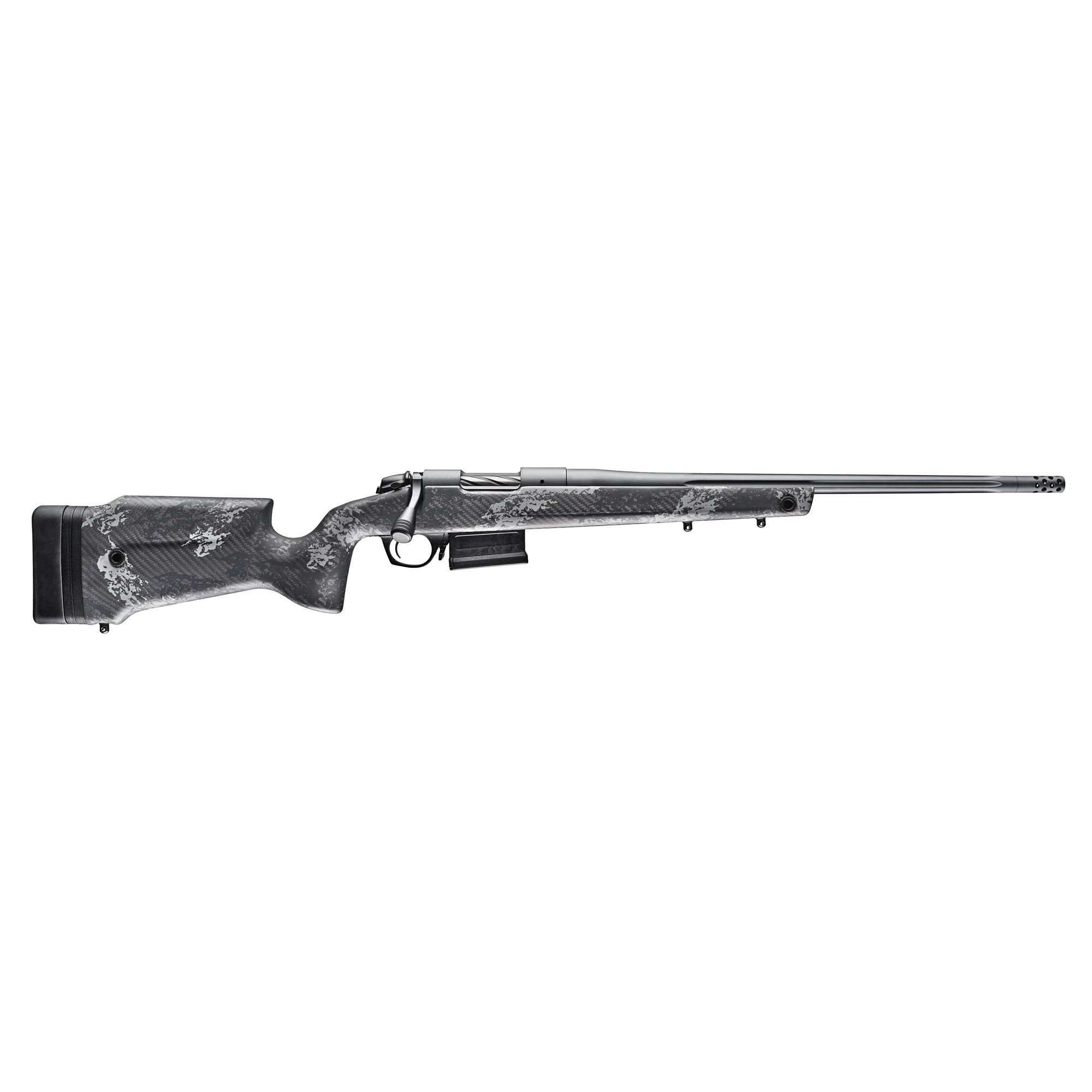 Bergara B-14 Squared Crest 6.5 PRC 20 in 5 Rounds Carbon Fiber Sniper Grey