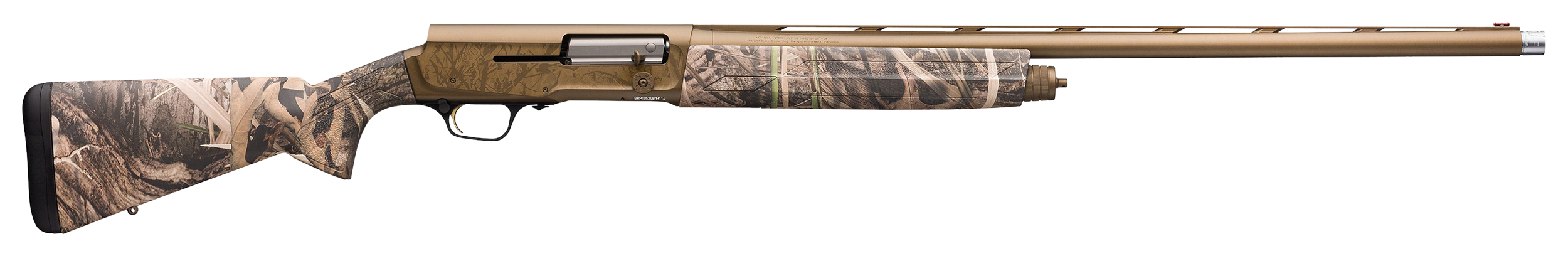 Browning A5 Wicked Wing 12 Gauge 26in 4rd Burnt Bronze Mossy Oak Shadow Grass Habitat