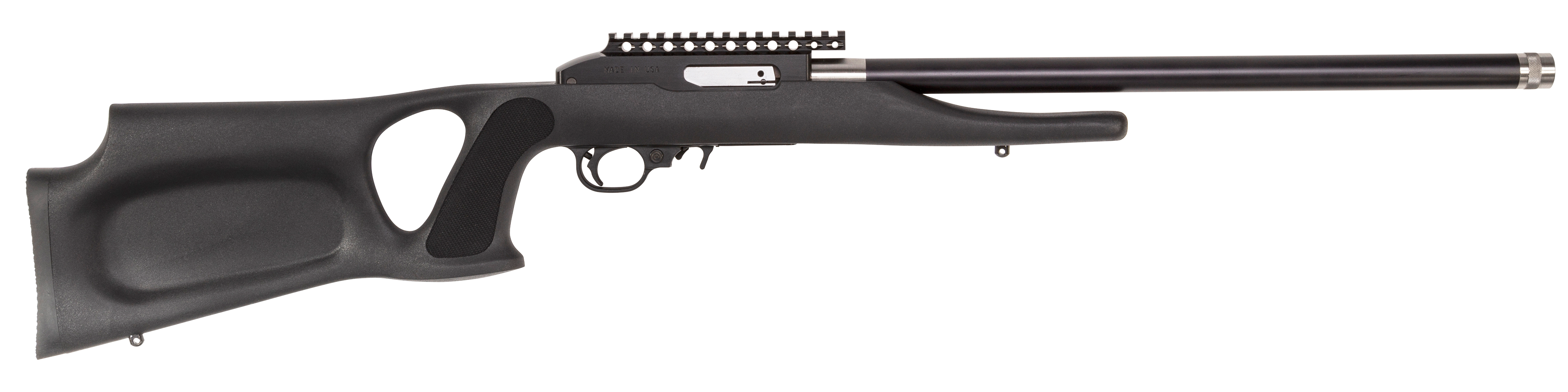 Magnum Research SSAT22UT Magnum Lite SwitchBolt 22 LR 10+1 18" Black Aluminum Tensioned Threaded Barrel, Black w/Integral Scope Base Receiver, Black Fixed Thumbhole Stock,