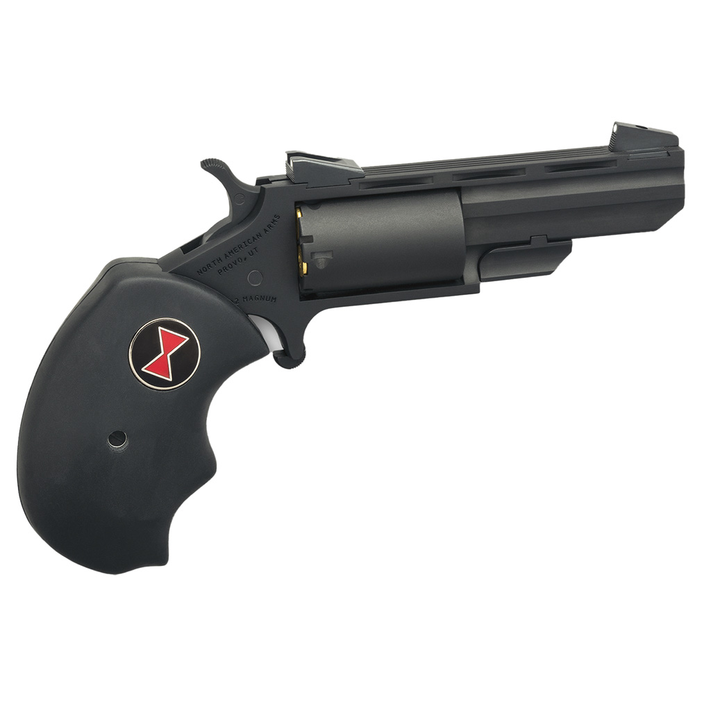 Naa Black Widow 22mag 2 Vr Blk Pvd Fs Large Grip