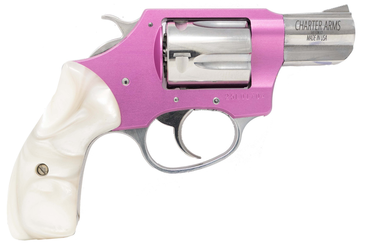 Charter Arms Chic Lady Revolver 38 Spl. Pink/Hi-Polish Full Grip 2 in. 5 rd.