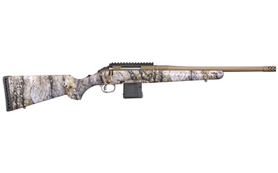 Ruger American 204 Ruger 16 Inch 10 Rounds Yote Coyote Camo Burnt Bronze Cerakote